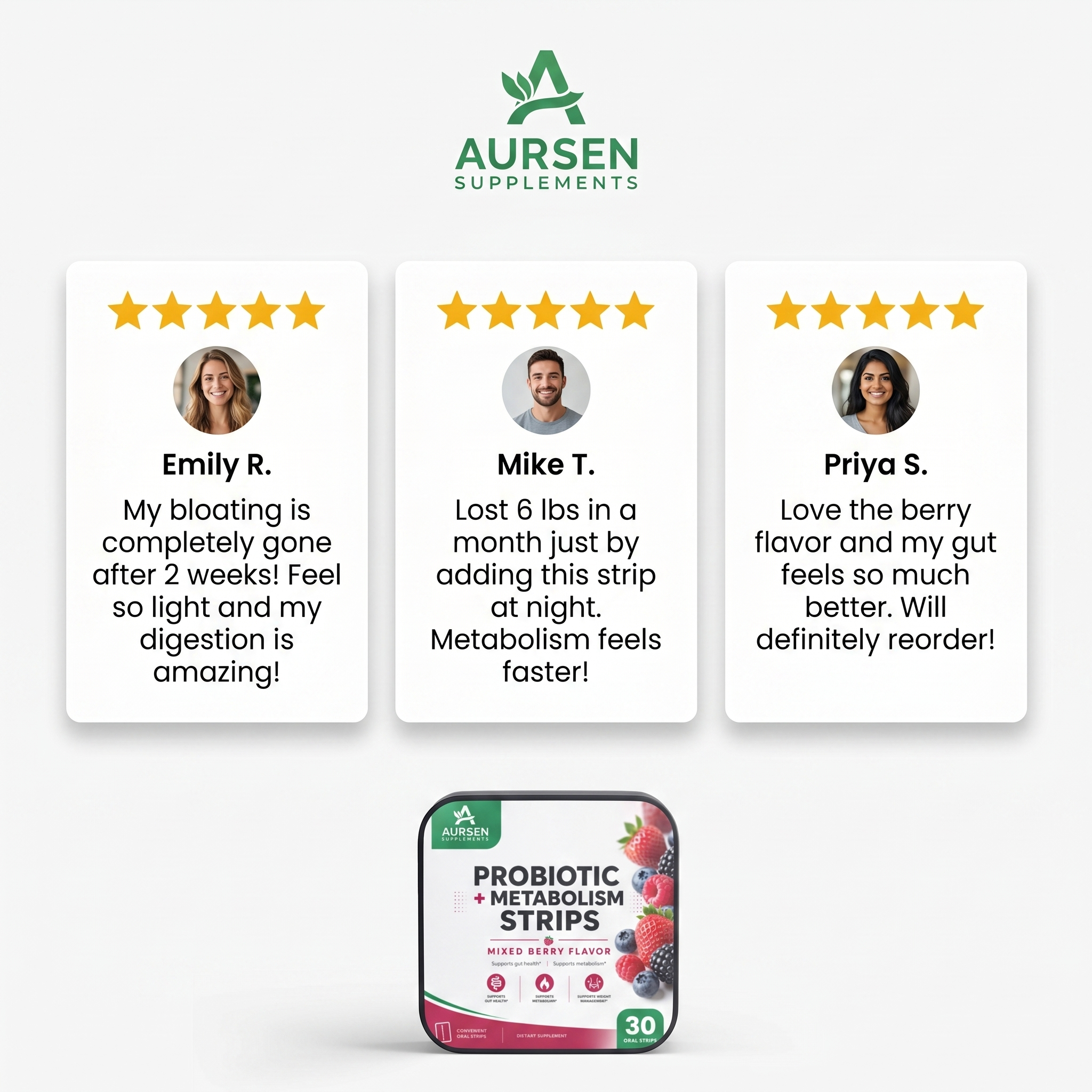 Probiotic + Metabolism Strips