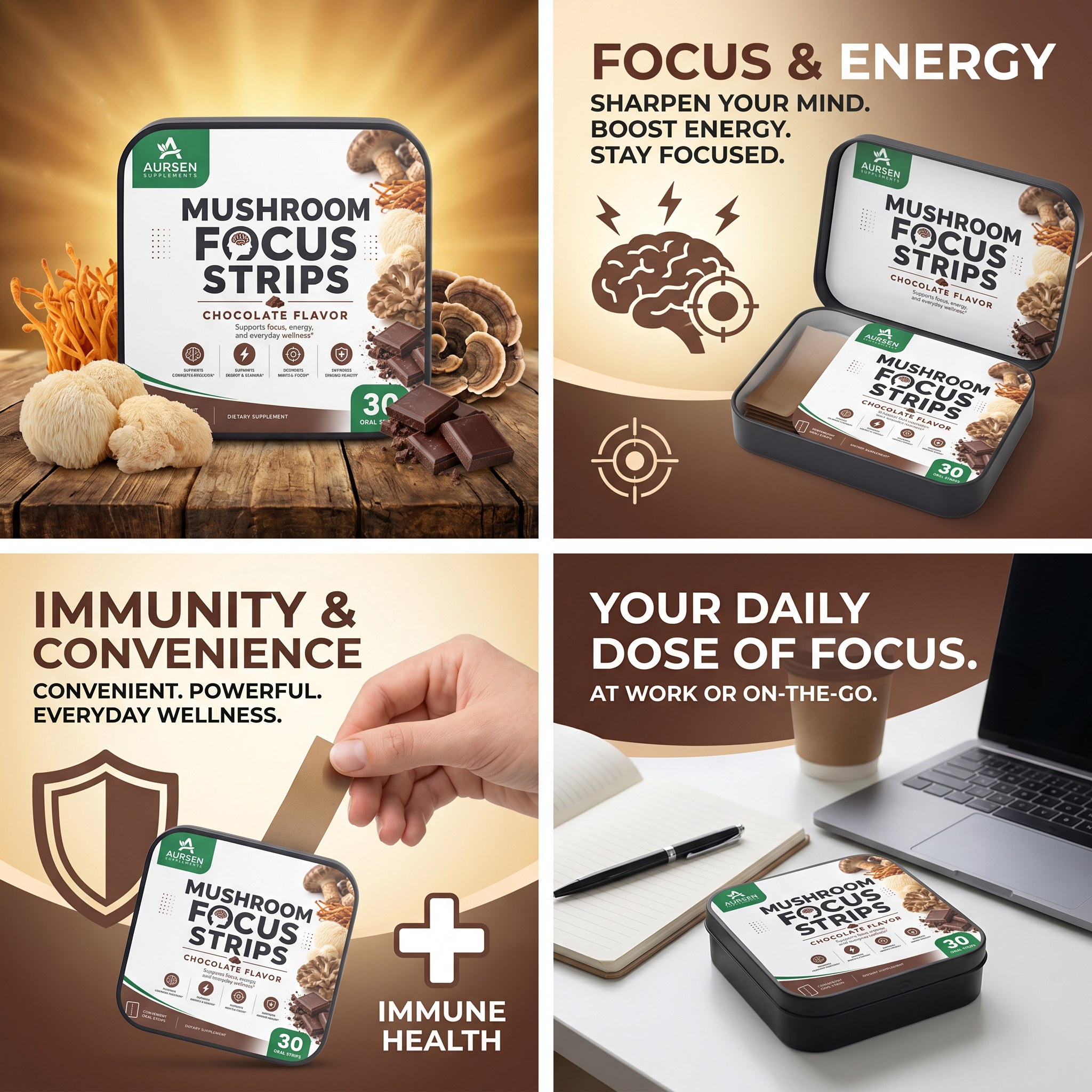 Mushroom Focus Strips